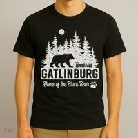 Gatlinburg Tennessee Black Bear Great Smoky Mountains T-Shirt thumb 3