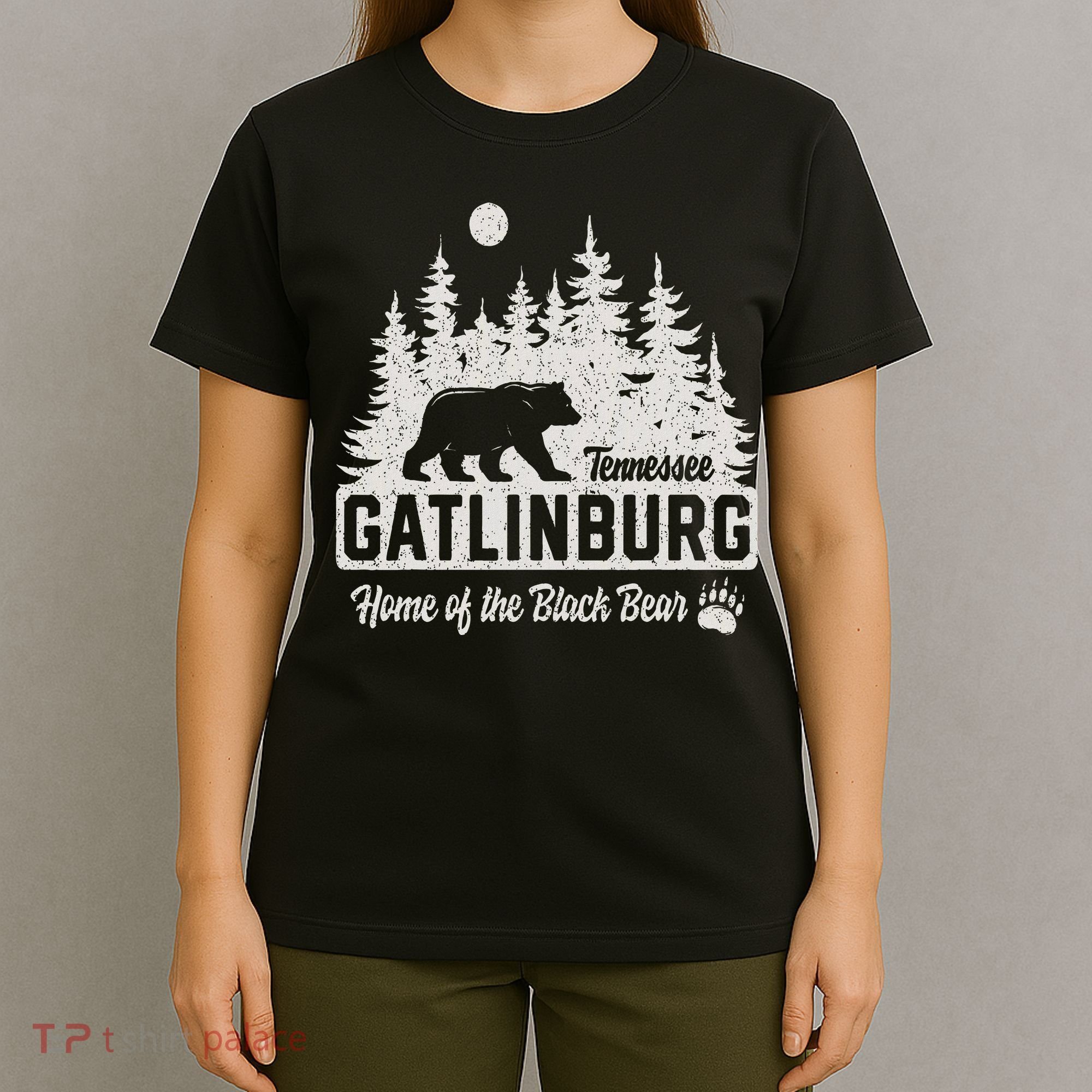 Gatlinburg Tennessee Black Bear Great Smoky Mountains T-Shirt