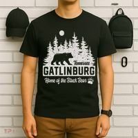 Gatlinburg Tennessee Black Bear Great Smoky Mountains T-Shirt thumb 6