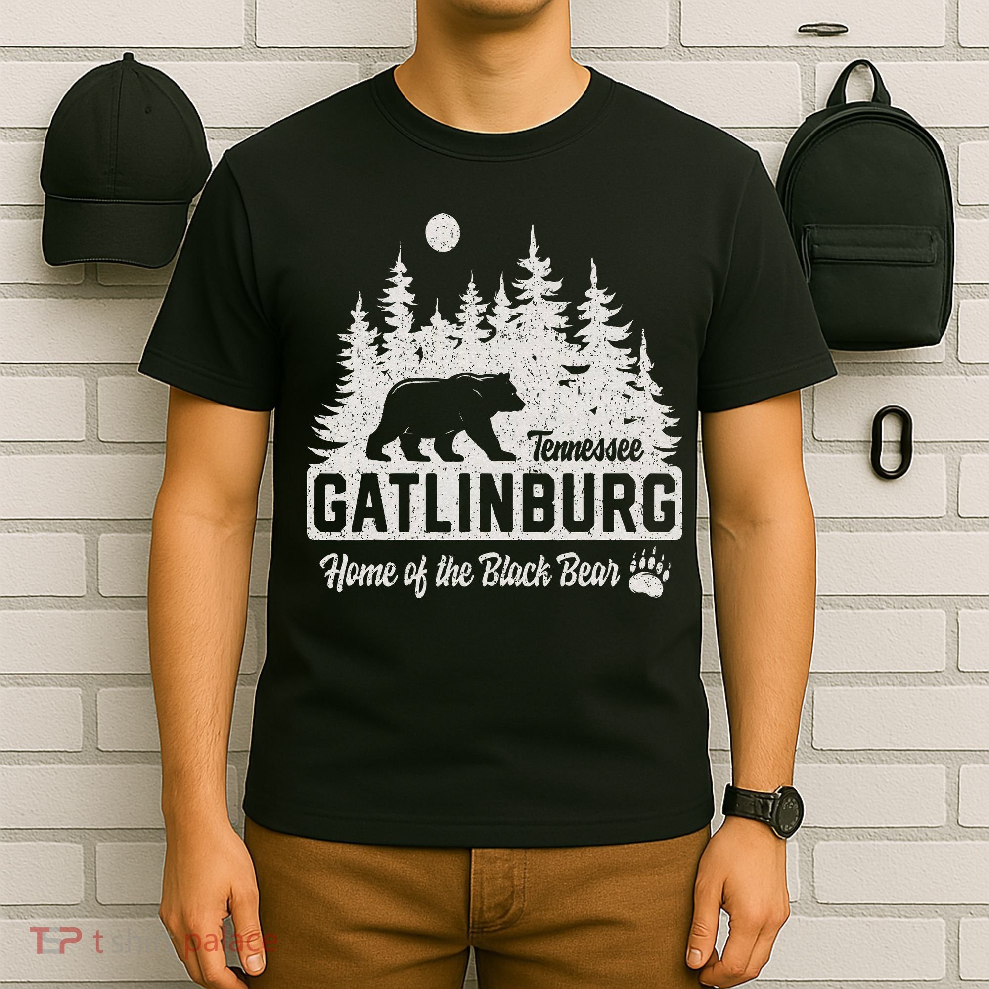 Gatlinburg Tennessee Black Bear Great Smoky Mountains T-Shirt