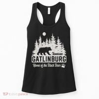 Gatlinburg Tennessee Black Bear Great Smoky Mountains Women's Tank Top thumb 0