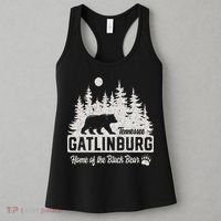 Gatlinburg Tennessee Black Bear Great Smoky Mountains Women's Tank Top thumb 3