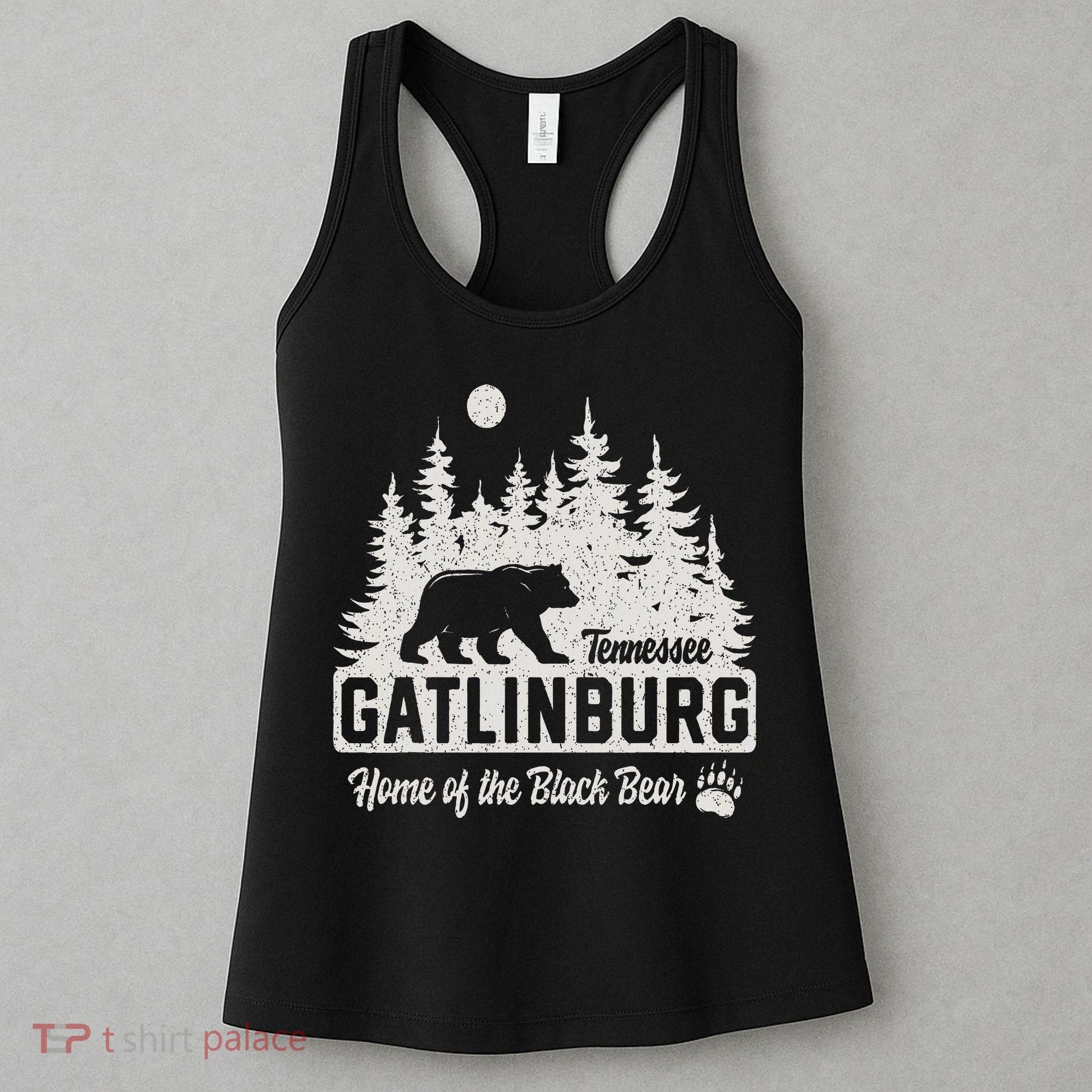 Gatlinburg Tennessee Black Bear Great Smoky Mountains Women's Tank Top