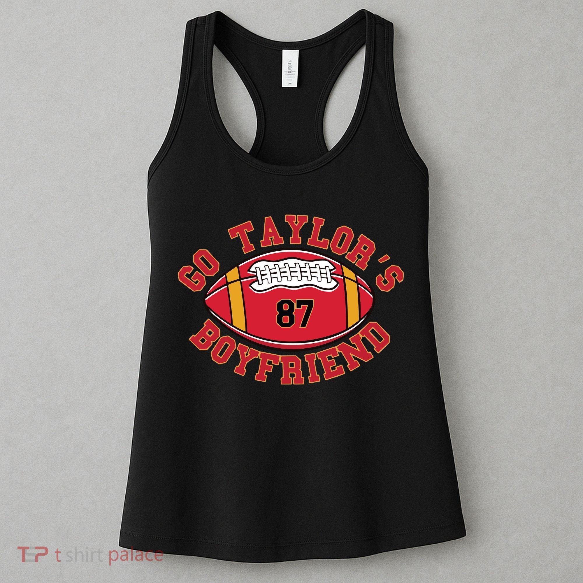 Go Taylors Boyfriend Sweatshirt Kansas City Women's Tank Top