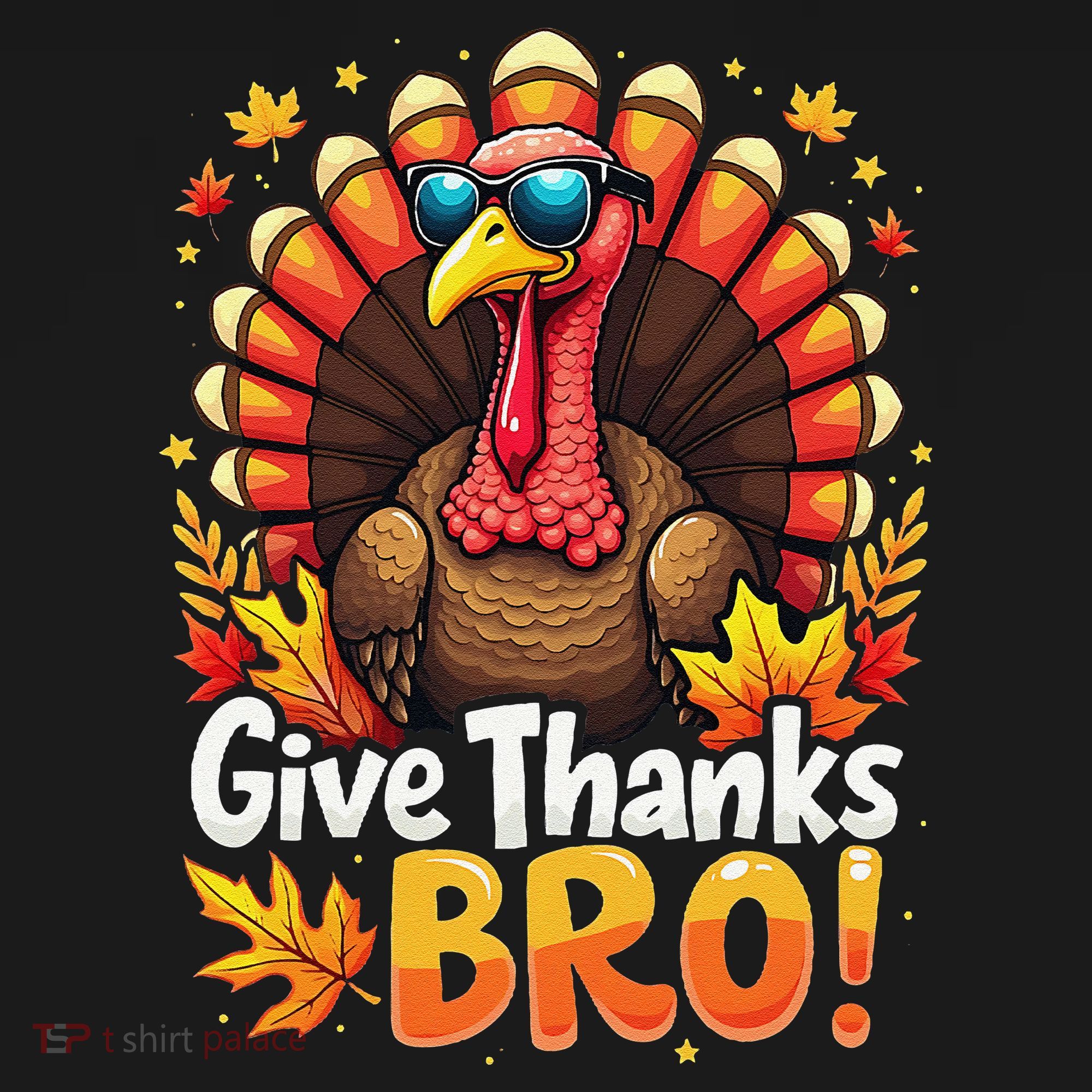 Give Thanks Bro Cute Turkey Thankful Thanksgiving Women's Hoodie