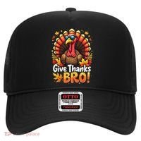 Give Thanks Bro Cute Turkey Thankful Thanksgiving Hat thumb 0