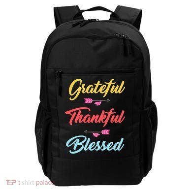 Grateful Thankful Blessed Backpack