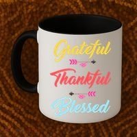 Grateful Thankful Blessed Coffee Mug thumb 2
