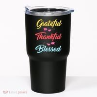 Grateful Thankful Blessed Tumbler thumb 0