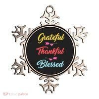 Grateful Thankful Blessed Ornament thumb 0