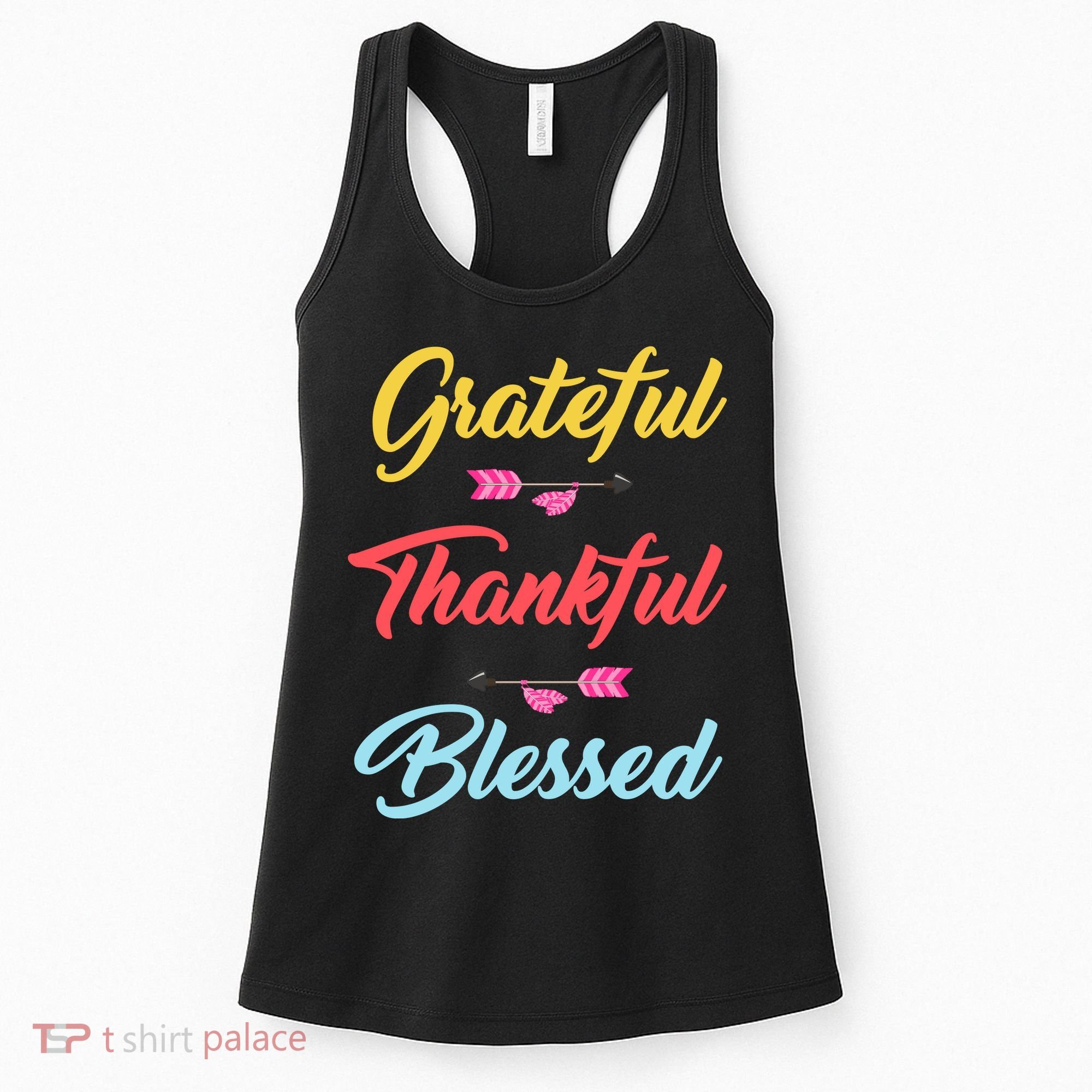 Grateful Thankful Blessed Women's Tank Top