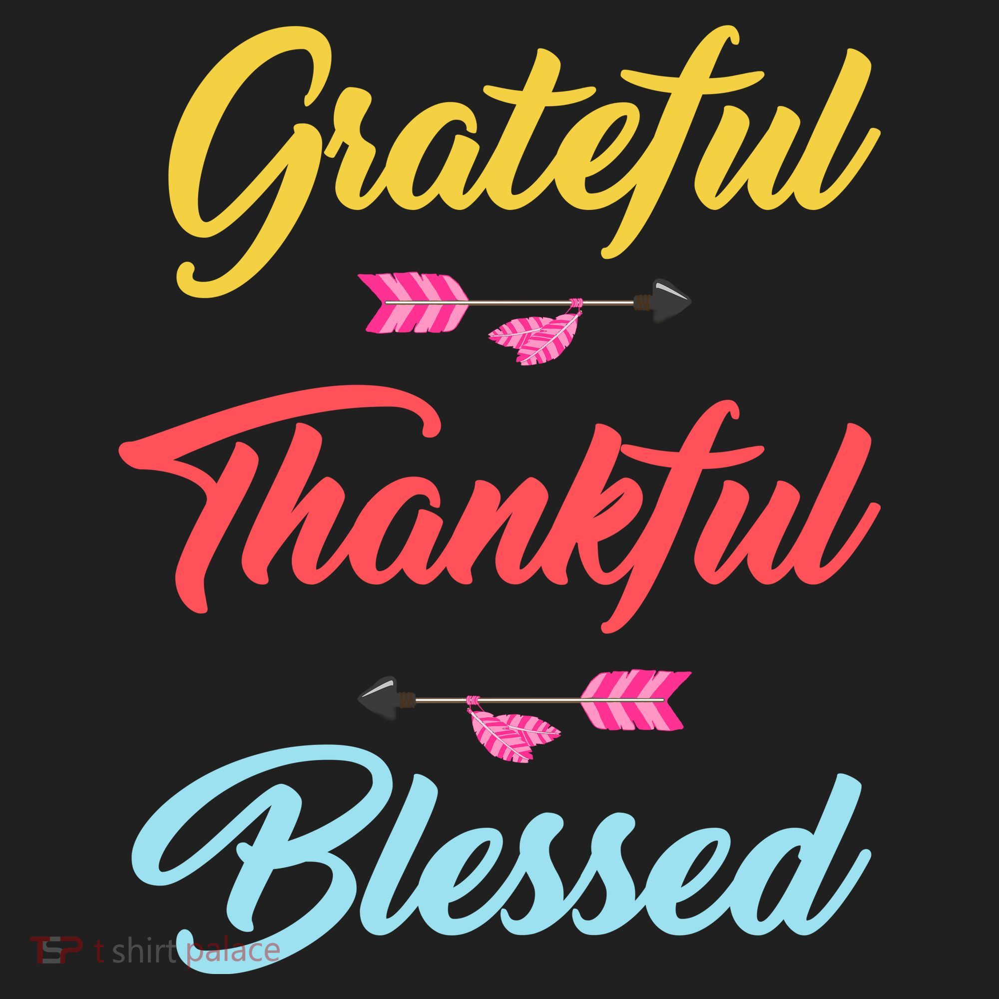 Grateful Thankful Blessed Hat