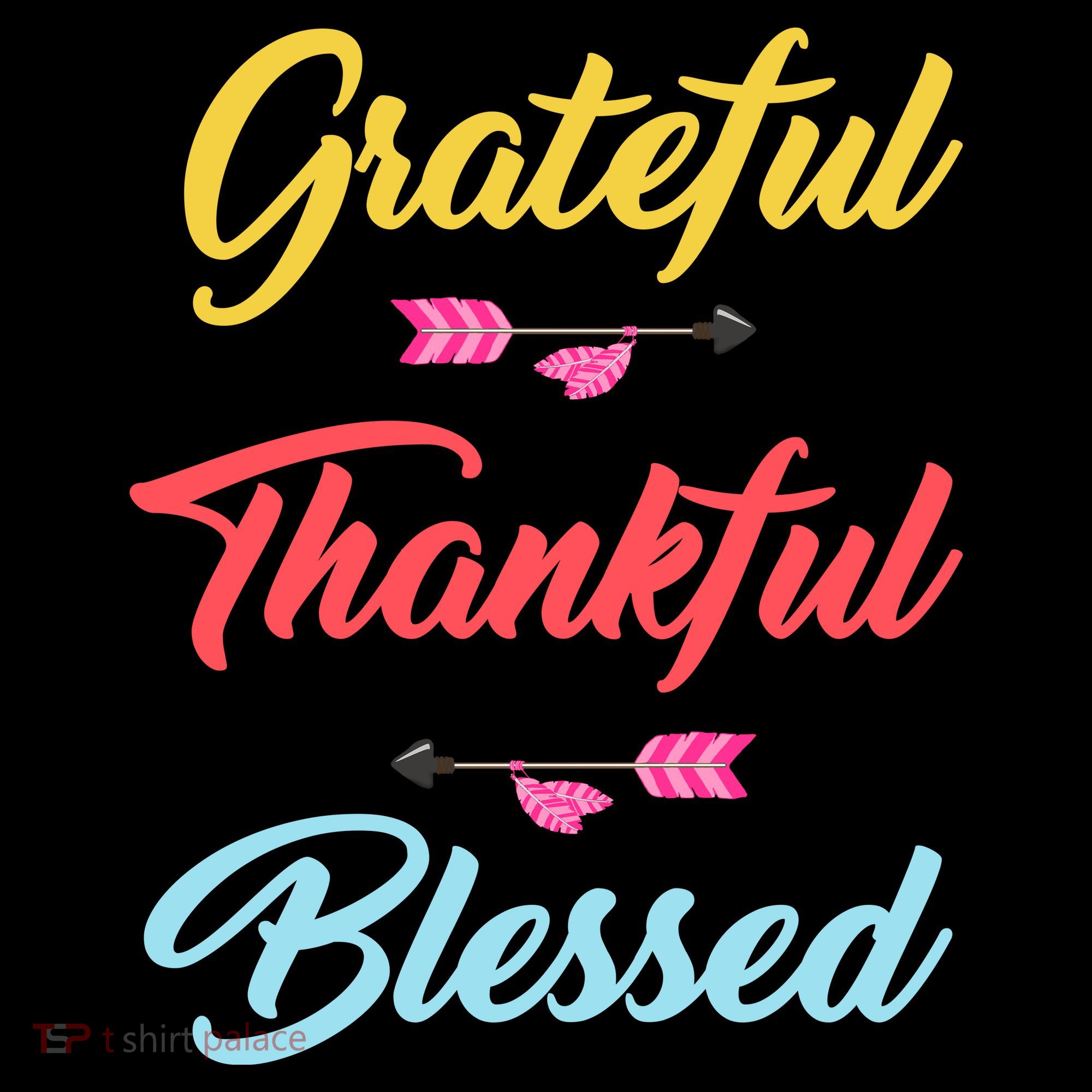 Grateful Thankful Blessed Women's Long Sleeve Shirt