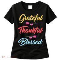 Grateful Thankful Blessed Women's T-Shirt thumb 0