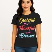 Grateful Thankful Blessed Women's T-Shirt thumb 4