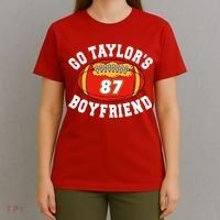 Go TaylorS Boyfriend I Just Here For Travis T-Shirt thumb 4