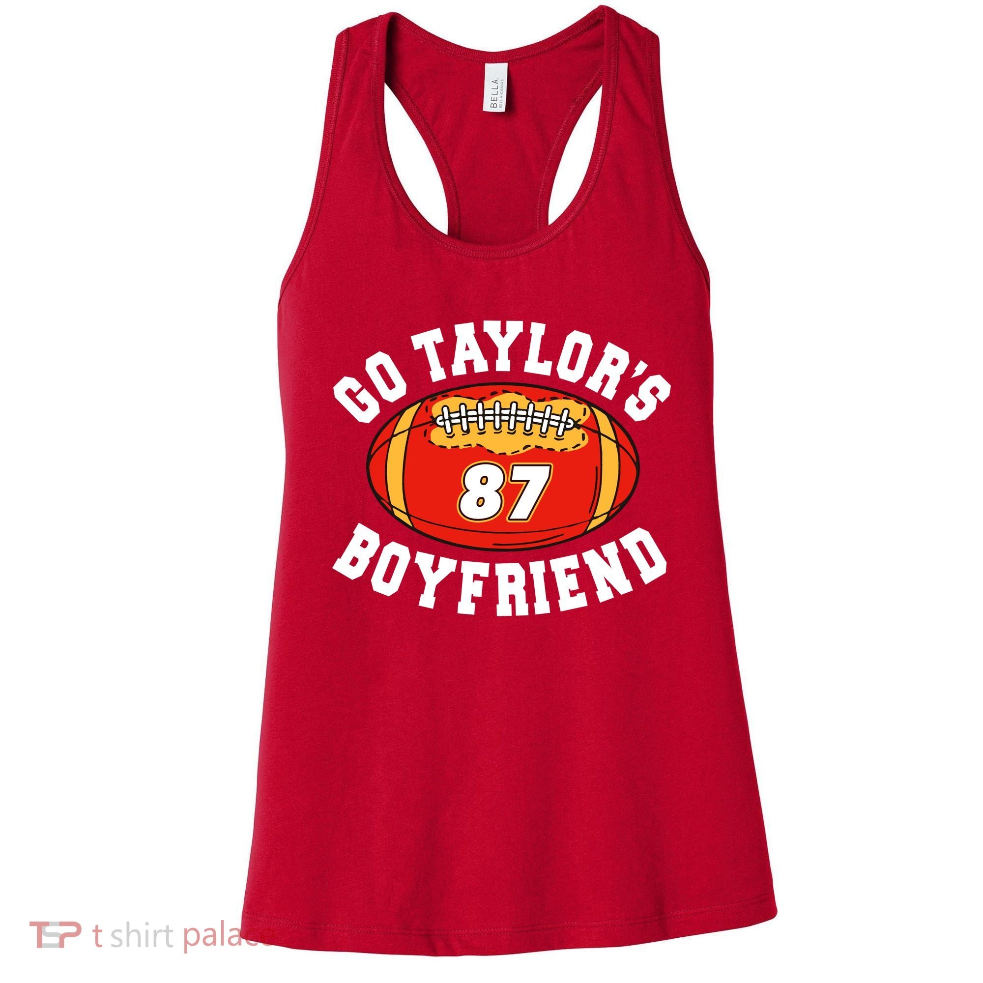 Go TaylorS Boyfriend I Just Here For Travis Women's Tank Top