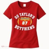 Go TaylorS Boyfriend I Just Here For Travis Women's T-Shirt thumb 0