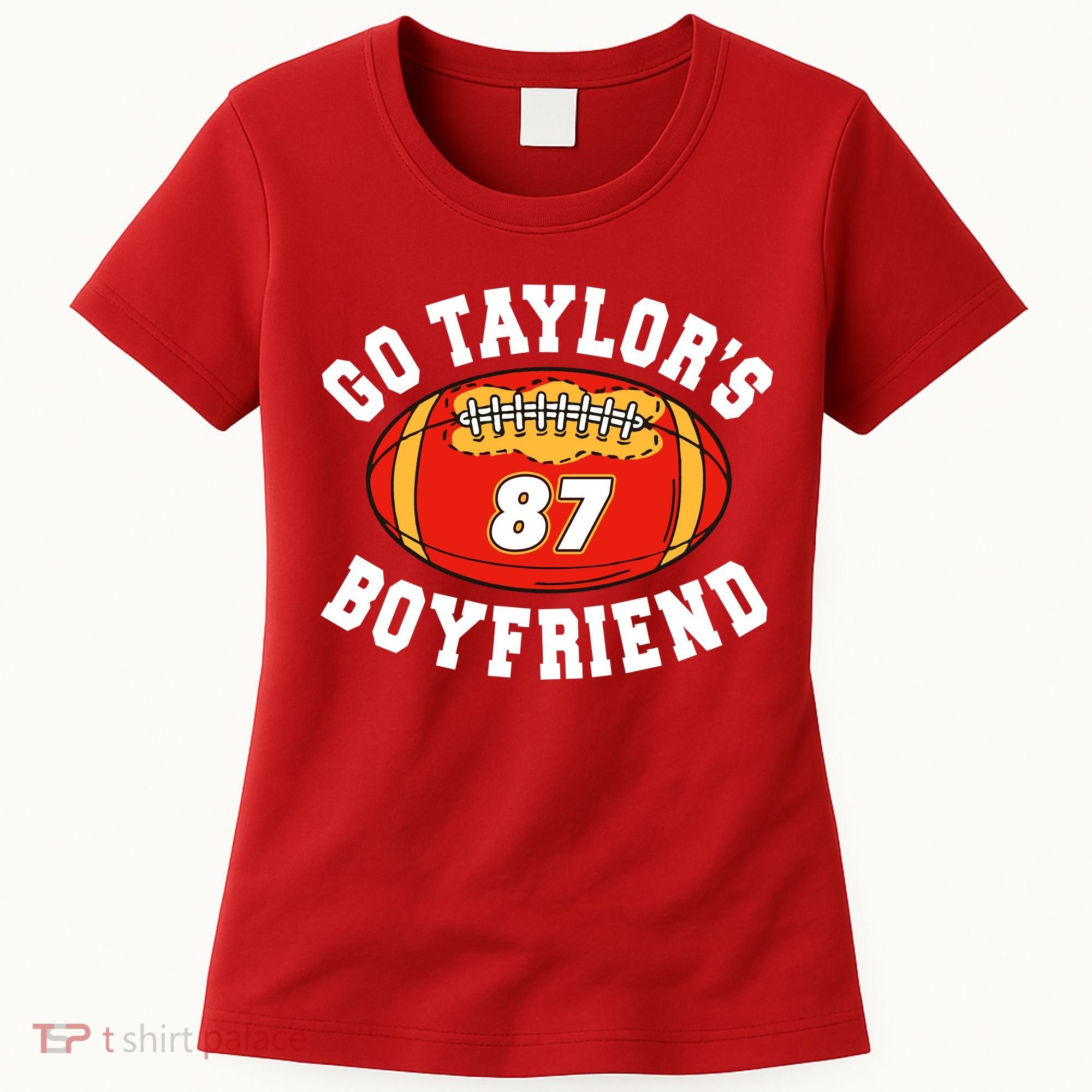 Go TaylorS Boyfriend I Just Here For Travis Women's T-Shirt