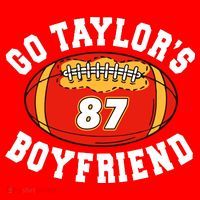 Go TaylorS Boyfriend I Just Here For Travis Kids Long Sleeve Shirt thumb 2