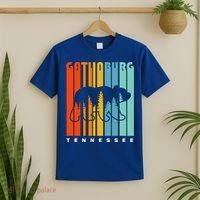 Gatlinburg Tennessee Bear Great Smoky Mountains Hiking Retro Gift T-Shirt thumb 2