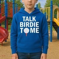 Golf Talk Birdie Kids Hoodie thumb 2