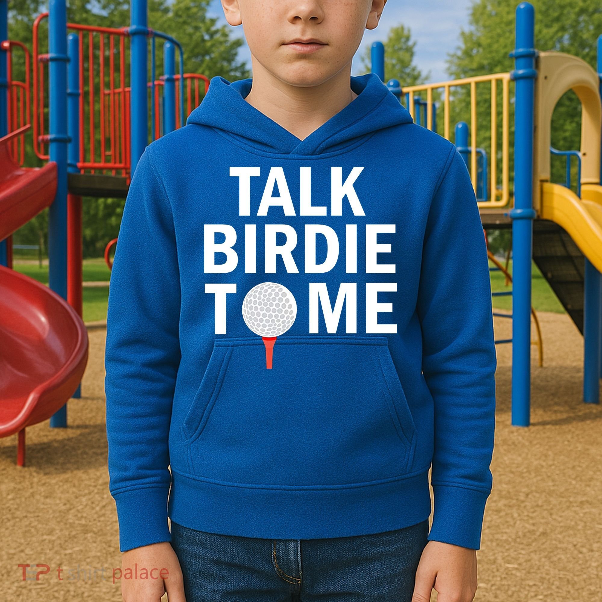 Golf Talk Birdie Kids Hoodie