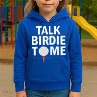 Golf Talk Birdie Kids Hoodie thumb 3
