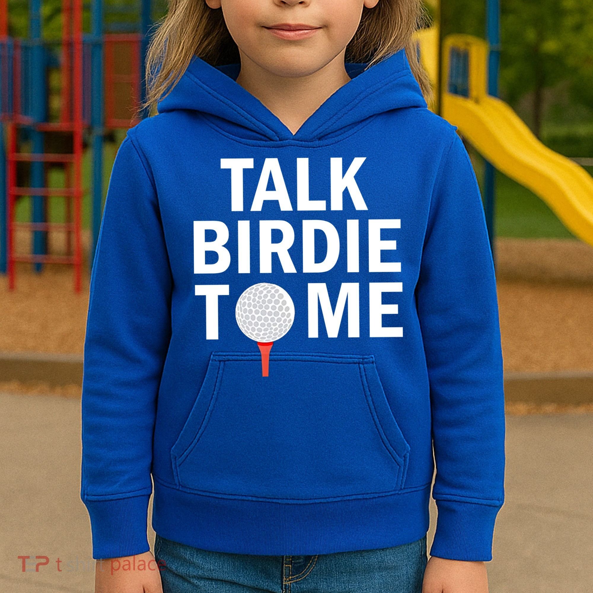 Golf Talk Birdie Kids Hoodie