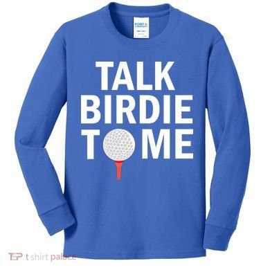 Golf Talk Birdie Kids Long Sleeve Shirt