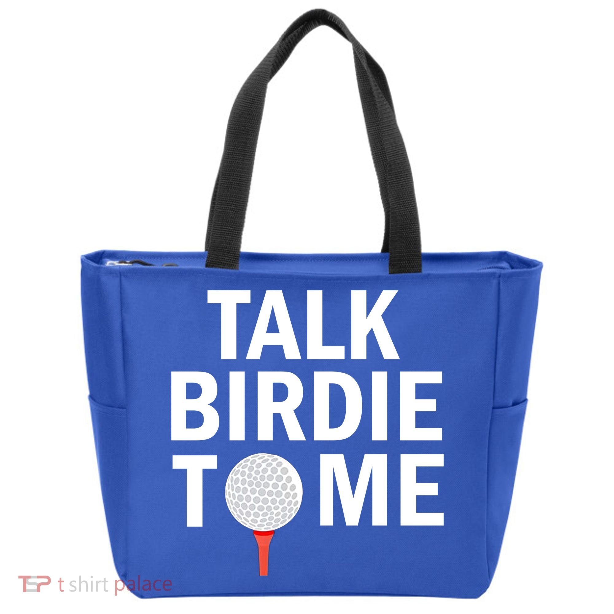 Golf Talk Birdie Tote Bag