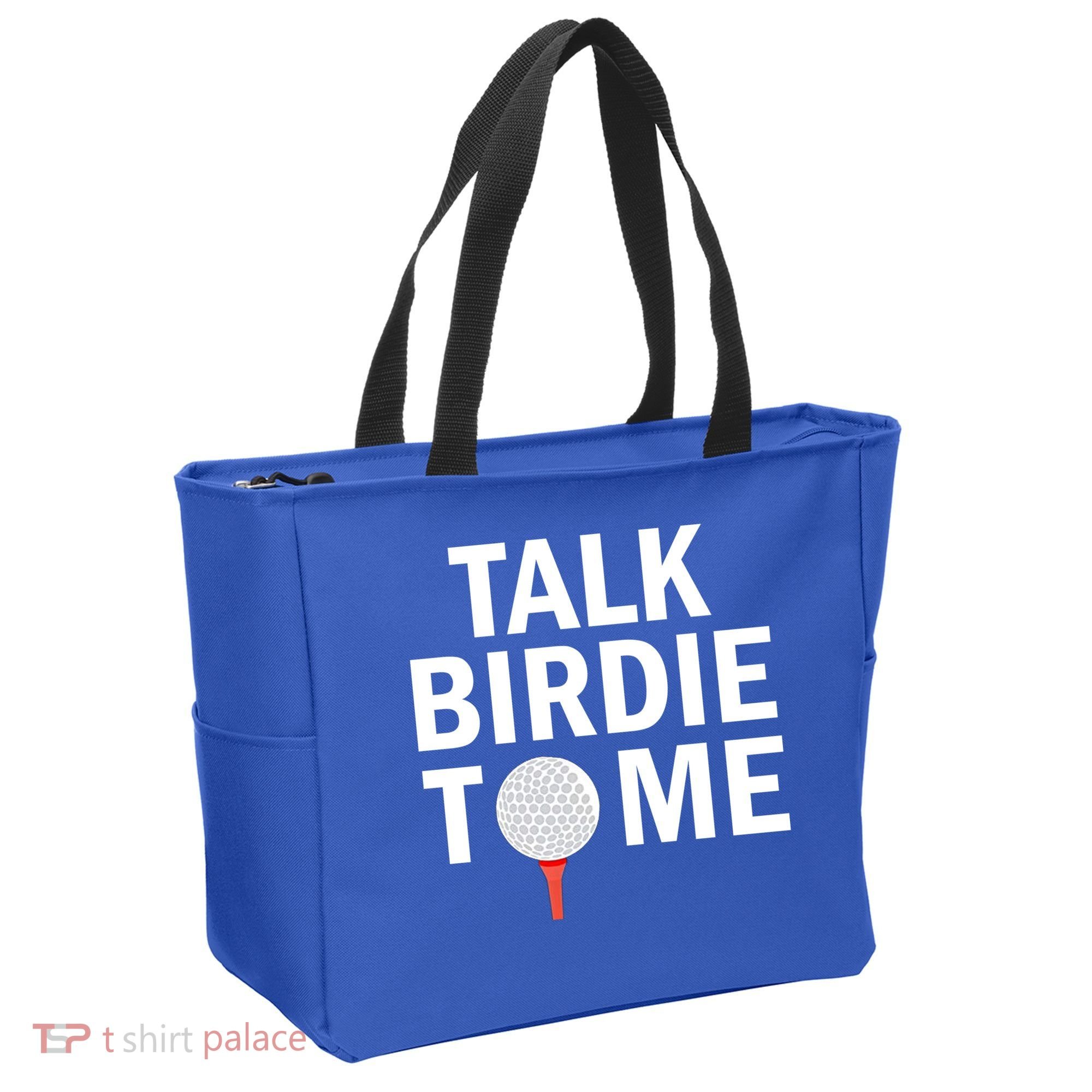 Golf Talk Birdie Tote Bag