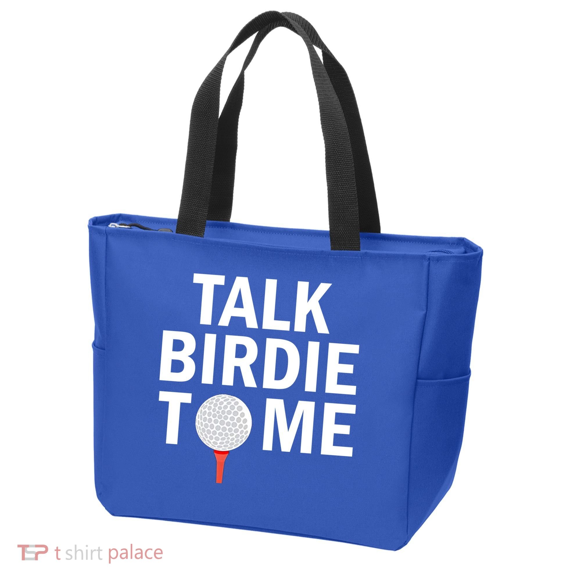 Golf Talk Birdie Tote Bag