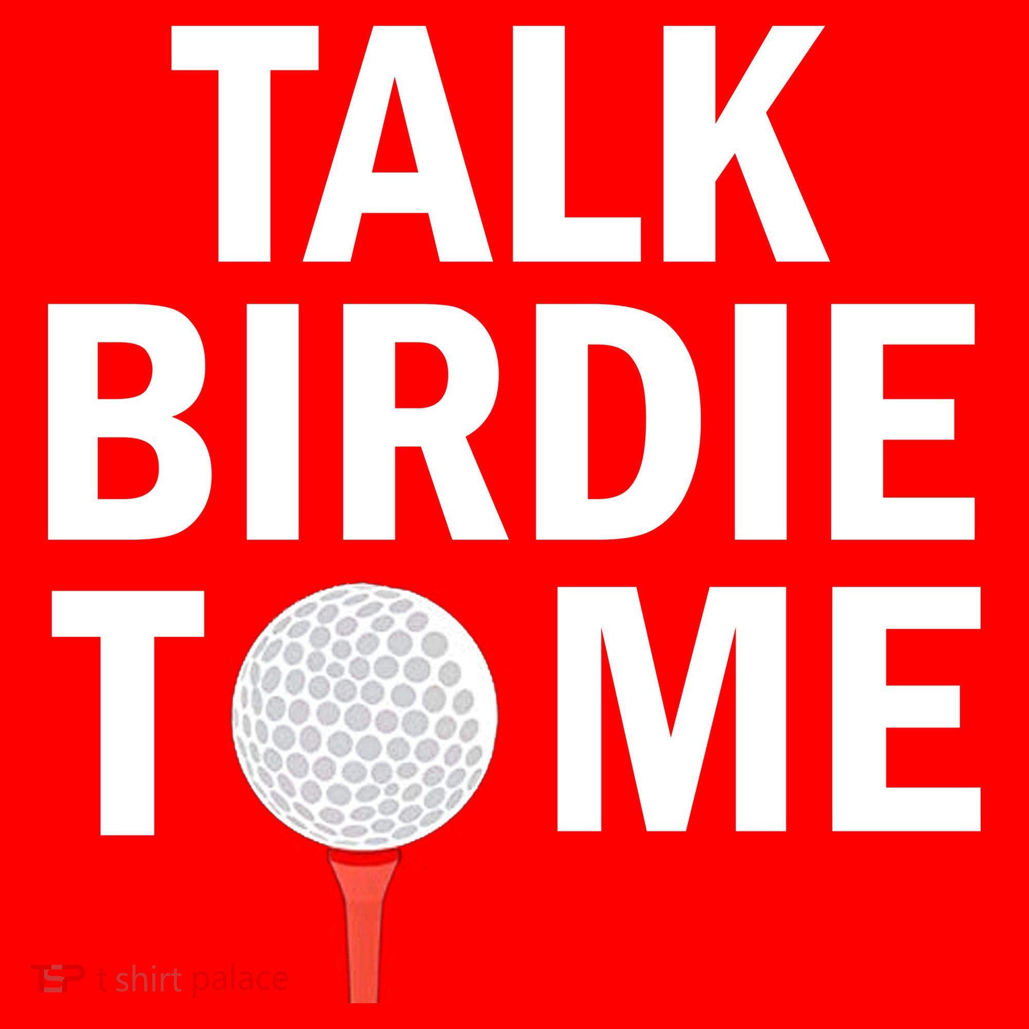 Golf Talk Birdie Santa Hat