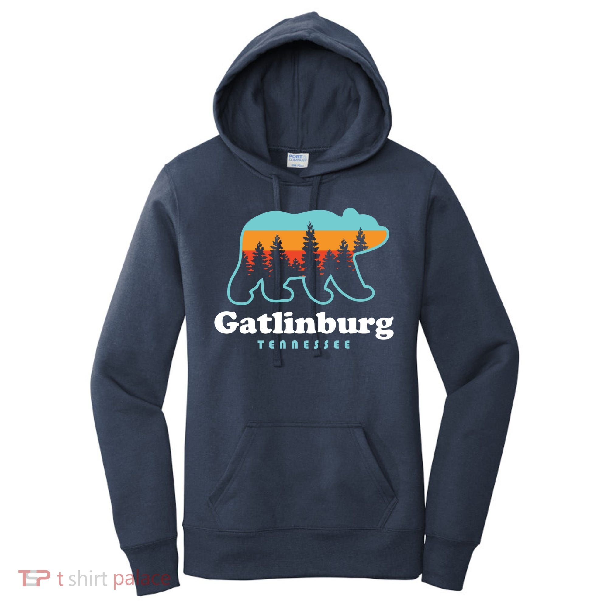 Gatlinburg Tennessee Bear Great Smoky Mountains Women's Hoodie
