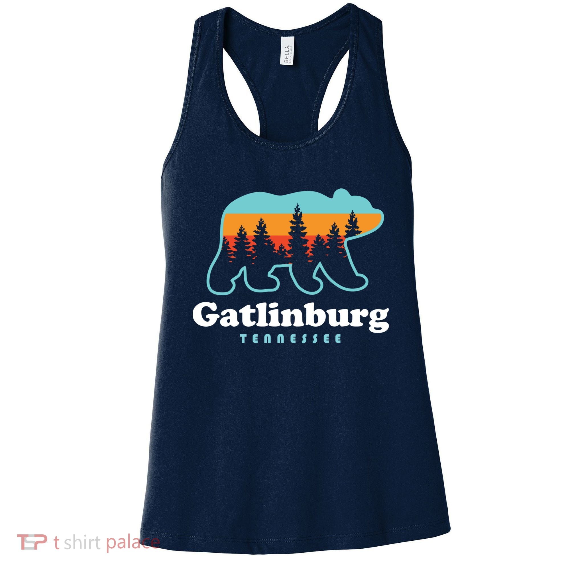 Gatlinburg Tennessee Bear Great Smoky Mountains Women's Tank Top
