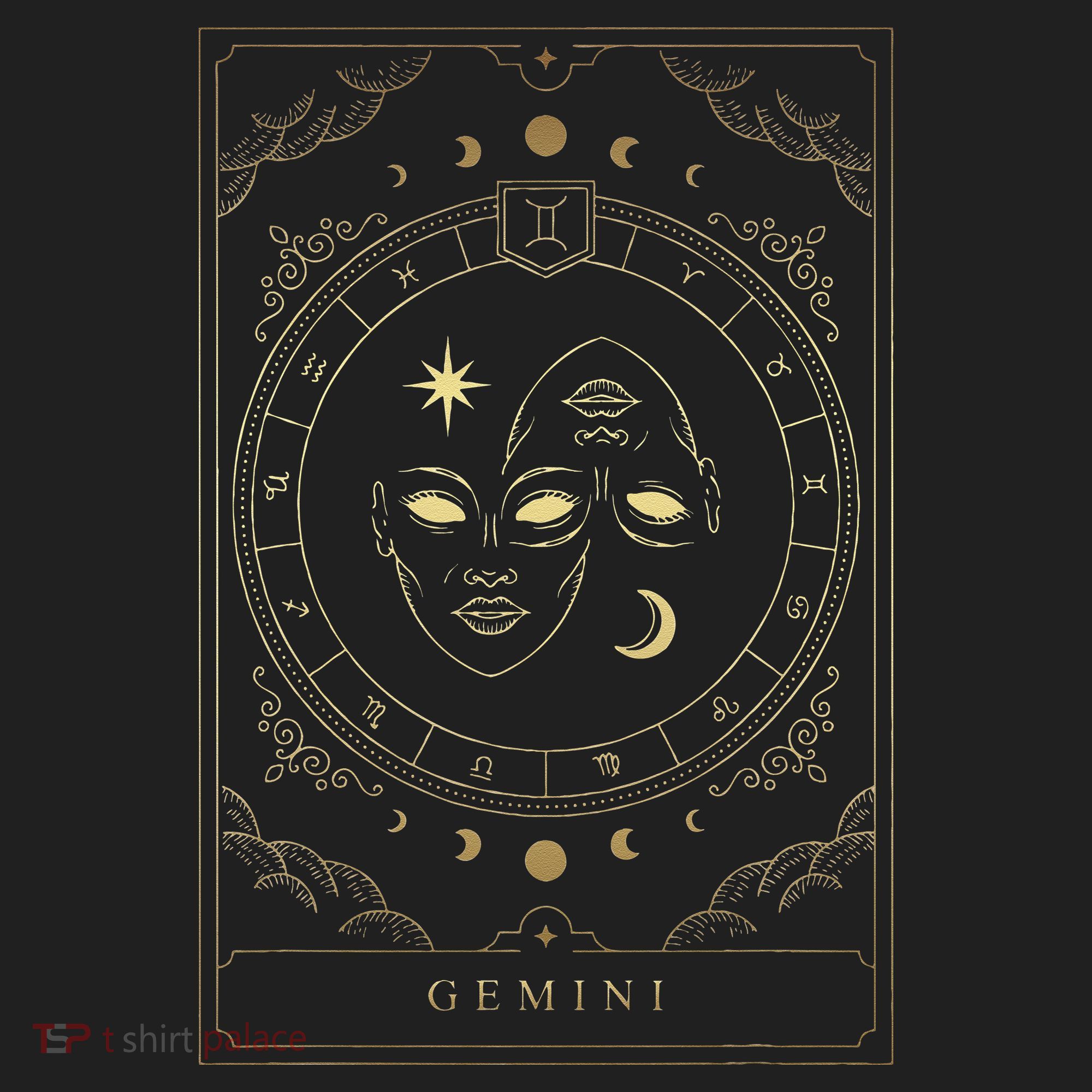 Gemini Tarot Card Zodiac Women's Sweatshirt