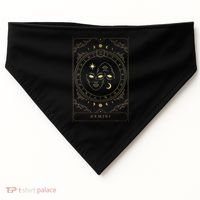 Gemini Tarot Card Zodiac USA-Made Doggie Bandana thumb 0