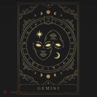 Gemini Tarot Card Zodiac Sweatshirt thumb 3