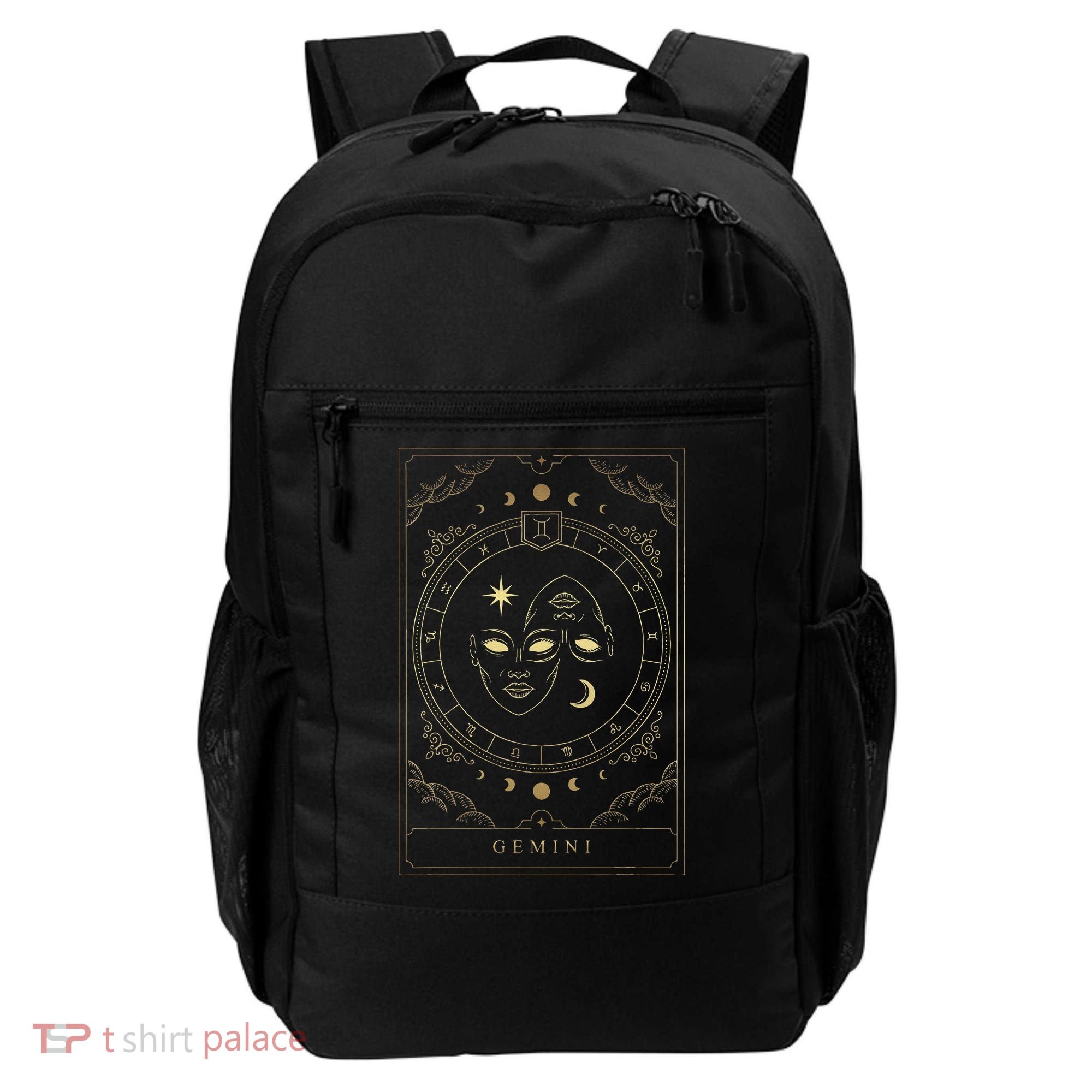 Gemini Tarot Card Zodiac Backpack
