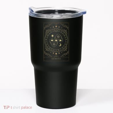 Gemini Tarot Card Zodiac Tumbler