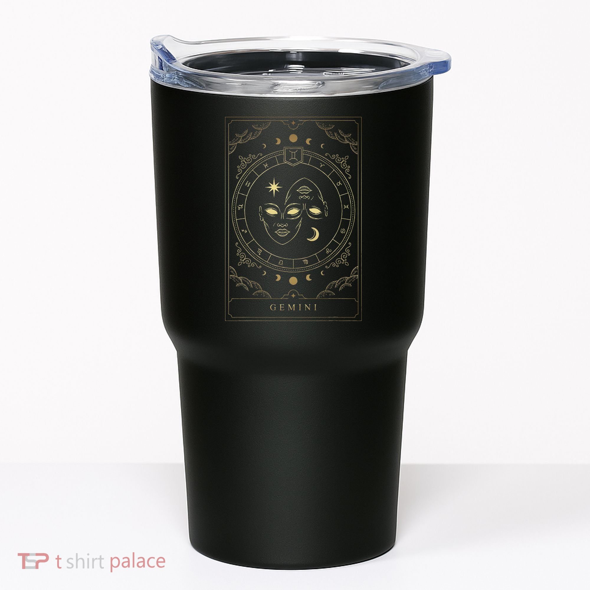 Gemini Tarot Card Zodiac Tumbler