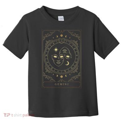 Gemini Tarot Card Zodiac Toddler T-Shirt