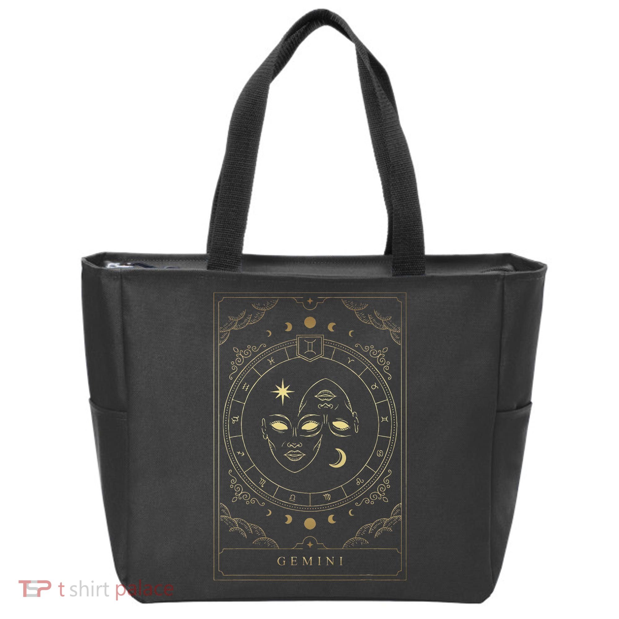Gemini Tarot Card Zodiac Tote Bag