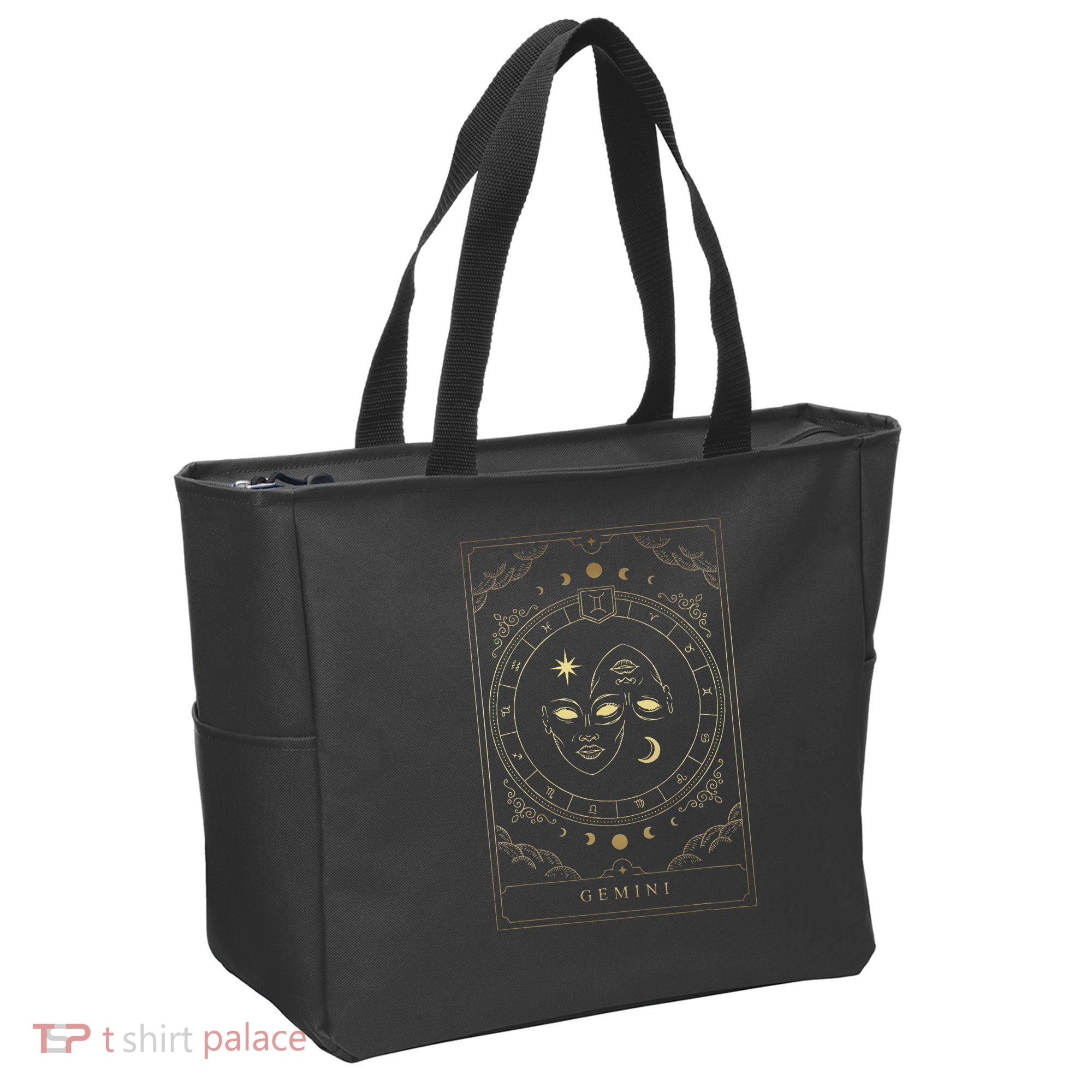 Gemini Tarot Card Zodiac Tote Bag