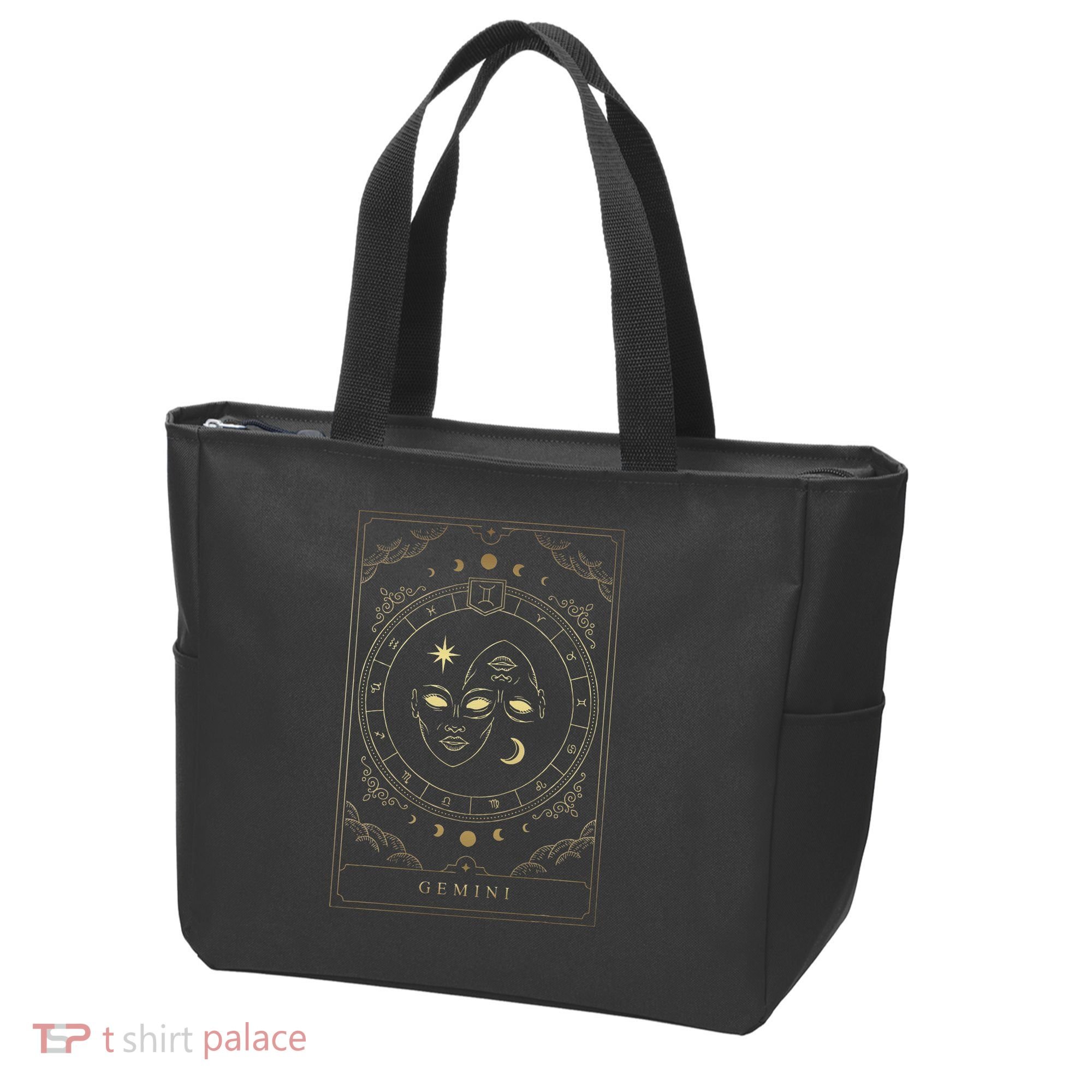 Gemini Tarot Card Zodiac Tote Bag