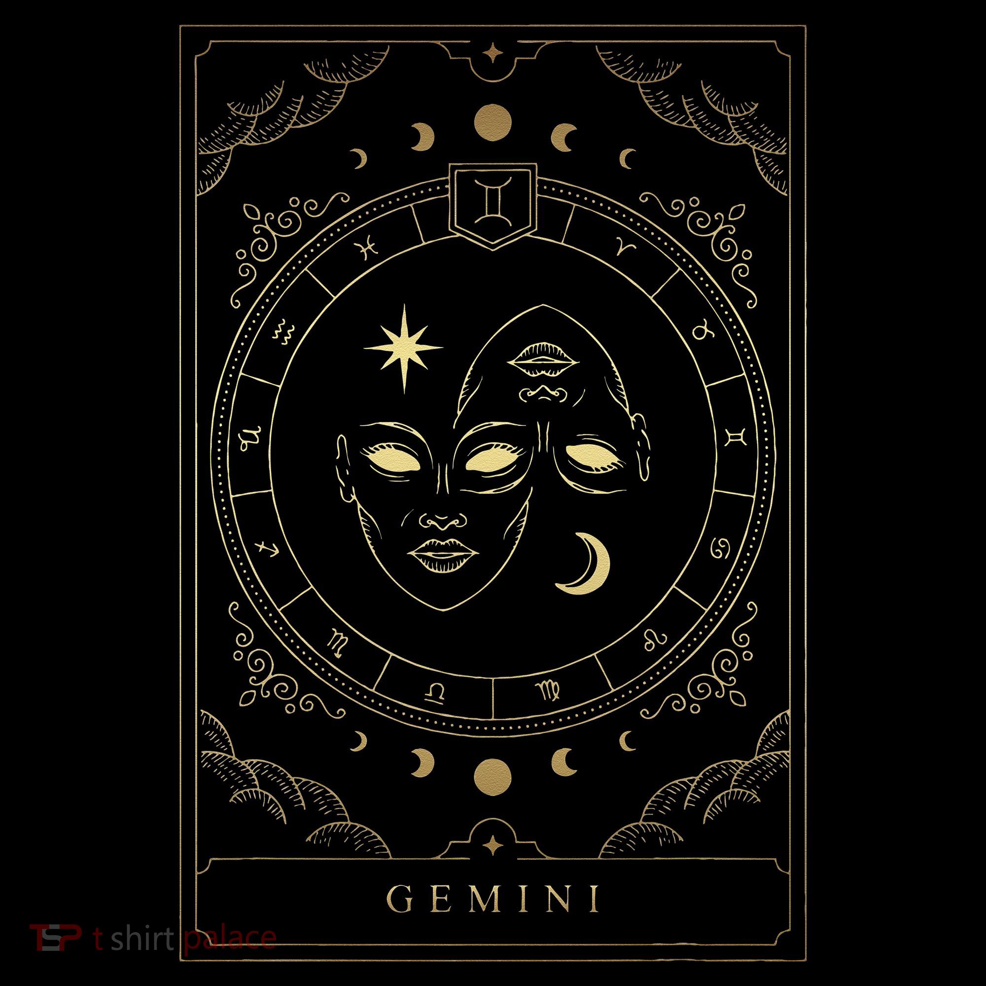 Gemini Tarot Card Zodiac Tote Bag