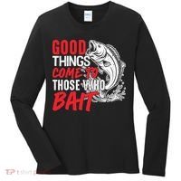 Good Things Come To Those Who Bait Women's Long Sleeve Shirt thumb 0