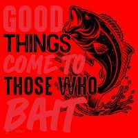 Good Things Come To Those Who Bait Santa Hat thumb 1