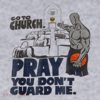 Go To Church Pray You Don't Guard Me Funny Women's Sweatshirt thumb 2
